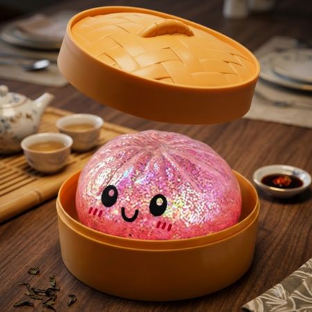 squishy dumpling jouets sensoriel rose