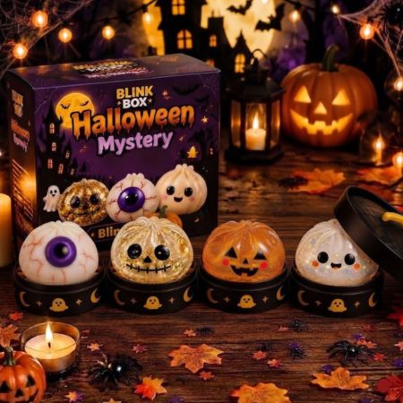 squishy halloween citrouille globe oculaire fantôme
