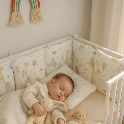 tour de lit animaux sommeil