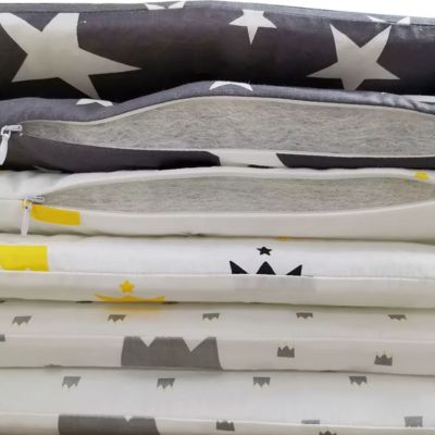 tour de lit coussin coton