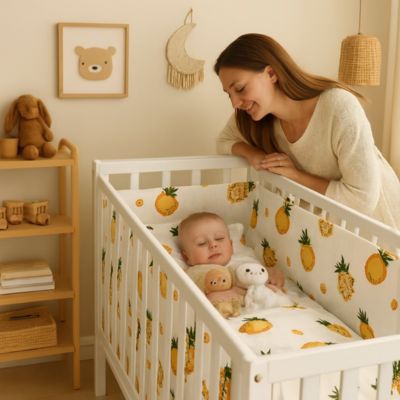 tour de lit fruit chambre protection essentielle