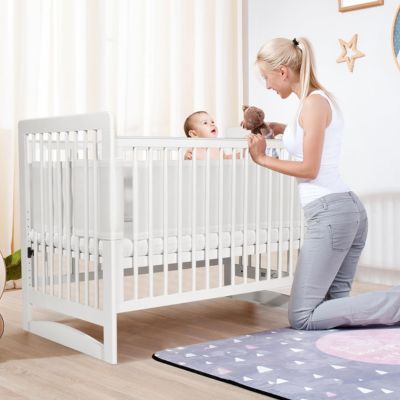 tour de lit respirant feuille sécurité confort