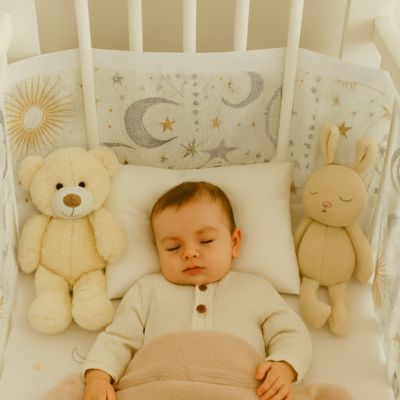 tour de lit respirant lune sommeil paisible