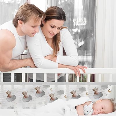 tour de lit respirant ours sécuritaire