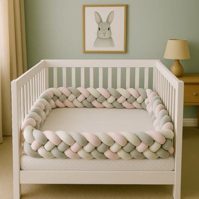 Tresse de lit bébé argentrose chambre