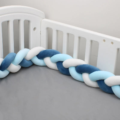 tresse de lit bébé azur