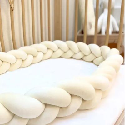 tresse de lit bebe blanche coton