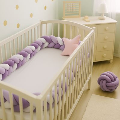 tresse de lit bebe lavande robuste