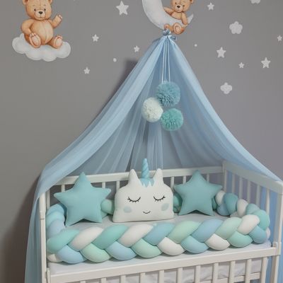 tresse de lit chambre décorative