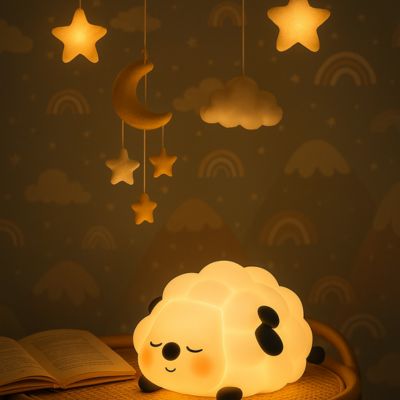 veilleuse bebe agneau table nuit