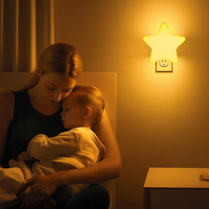 Veilleuse bébé étoile décorative